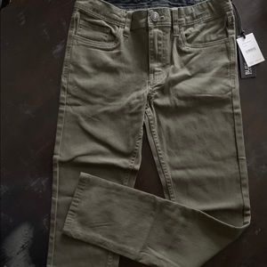 Olive colored size 12k Buffalo straight leg jean